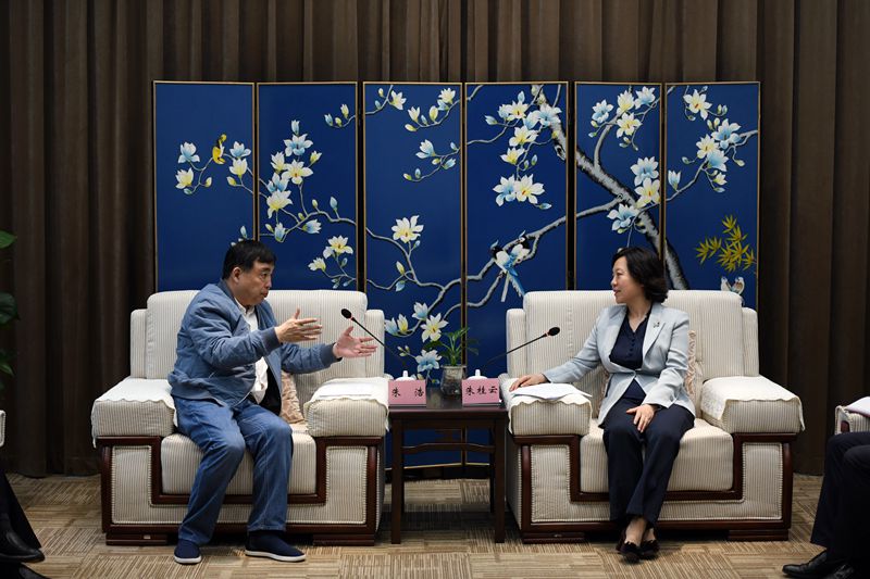 朱桂云会见中铁置业集团有限公司总经理朱洁